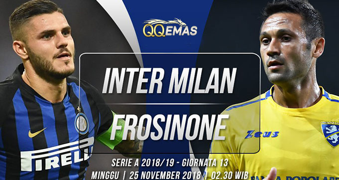 Prediksi Bola Inter Milan Vs Frosinone 25 November 2018