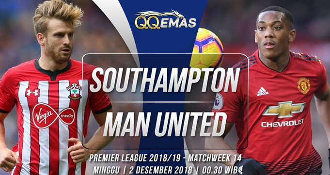 Prediksi Bola Southhampton Vs Man united 2 Desember 2018